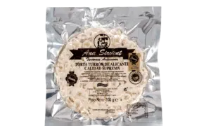 Torta Turrón de Alicante Artesano Calidad Suprema 200g